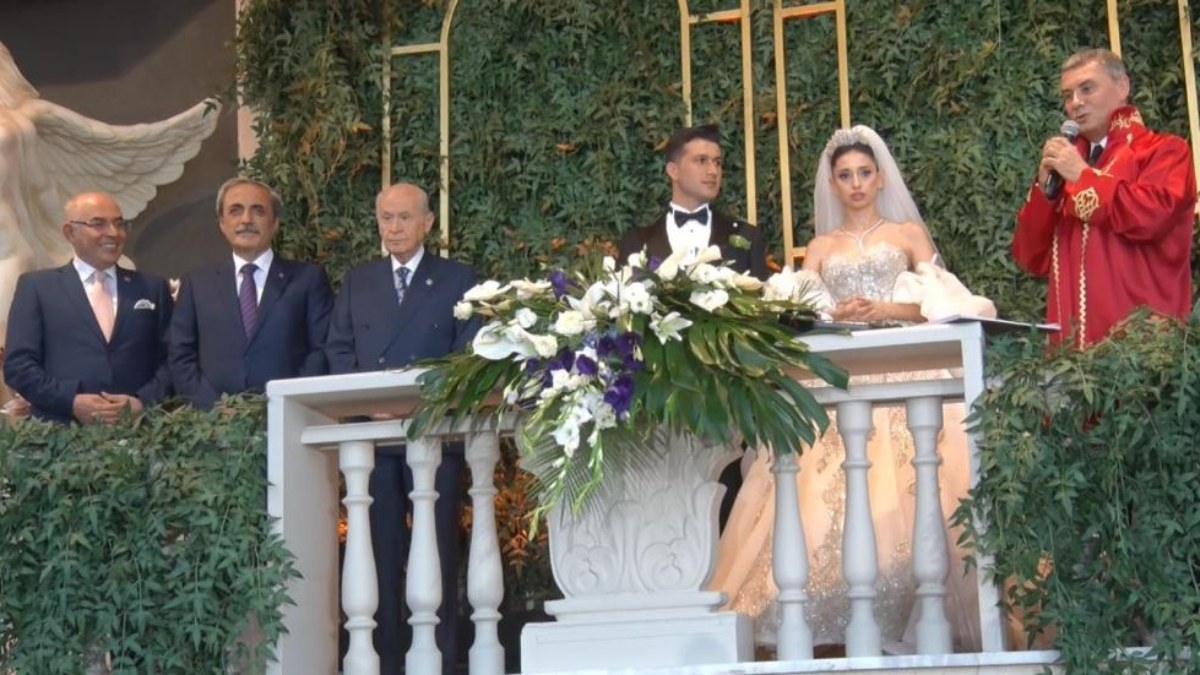 MHP Lideri Devlet Bahçeli Nikah Şahidi Oldu