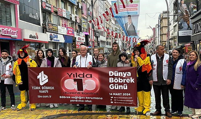 TÜRK BÖBREK VAKFI’NIN “SENEDE BİR GÜN” ÇAĞRISIYLA BÖBREK SAĞLIĞINA FARKINDALIK