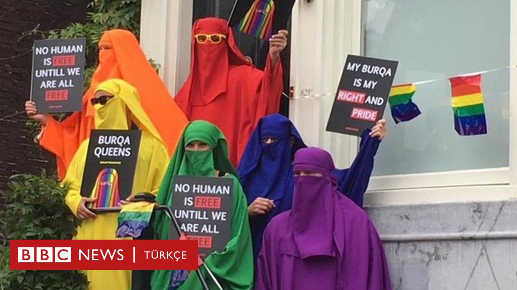 Yasağı protesto etmek için sarı burka giyen erkek politikacı Hollanda'da tartışma yarattı - BBC.com