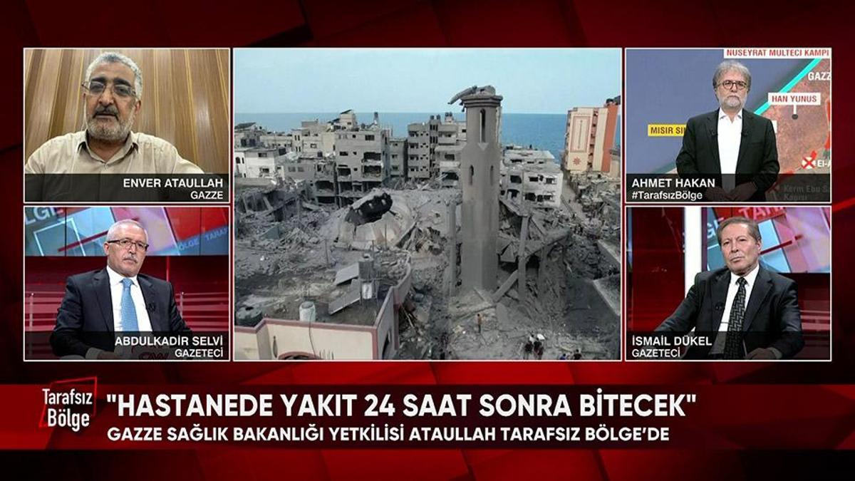 Gazze Sağlık Bakanlığı yetkilisi CNN TÜRK'te açıkladı: En fazla 24 saat yetebilecek yakıt kaldı - CNN TÜRK