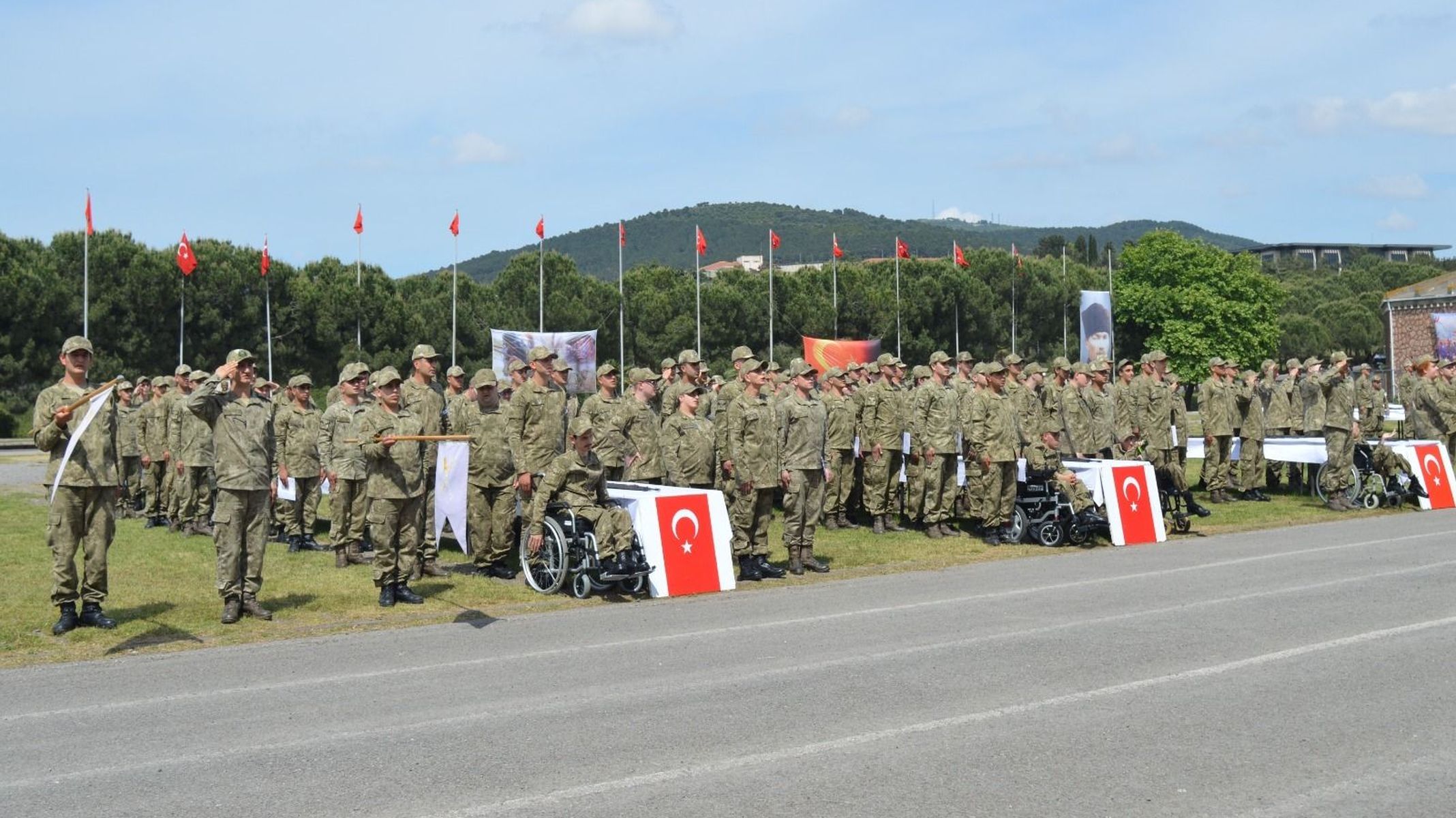 İstanbul’da 140 Engelli Birey Asker Olarak Göreve Başladı