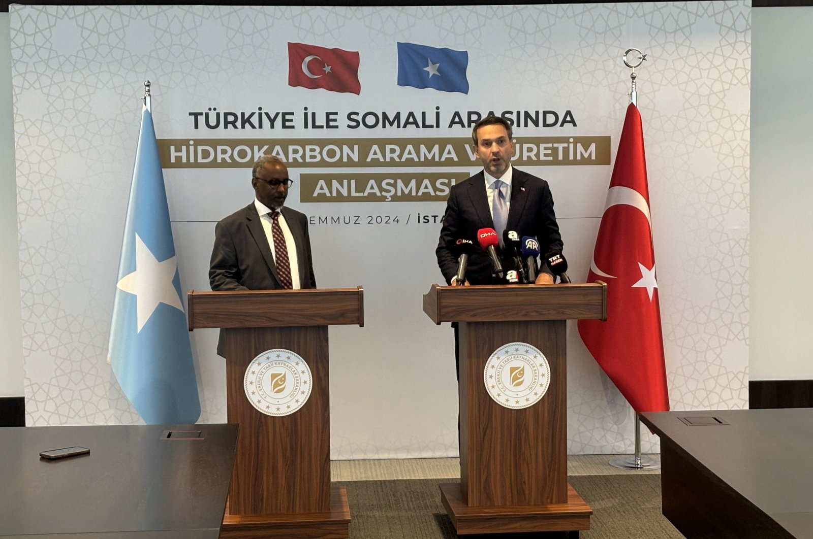 Türkiye ve Somali, hidrokarbon alanında işbirliği anlaşması imzaladı